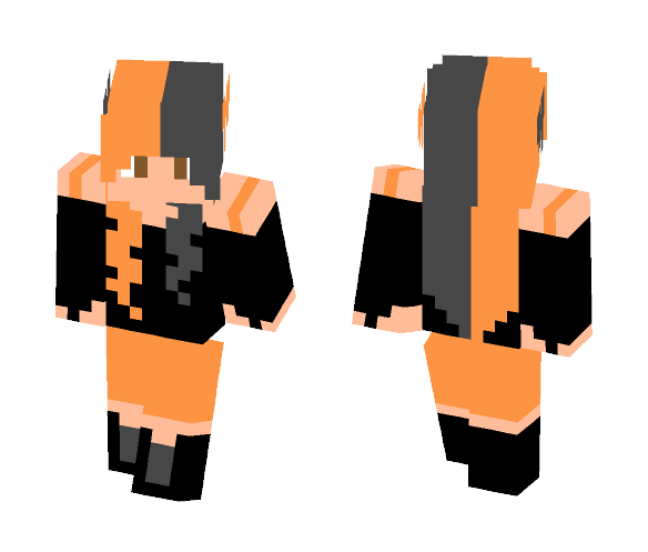 Download Free Halloween Girl Skin for Minecraft image 1 Halloween Girl - Girl Minecraft Skins - image 1
