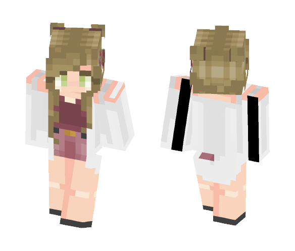 Download Free Flora Skin for Minecraft image 1 Flora - Female Minecraft Skins - image 1