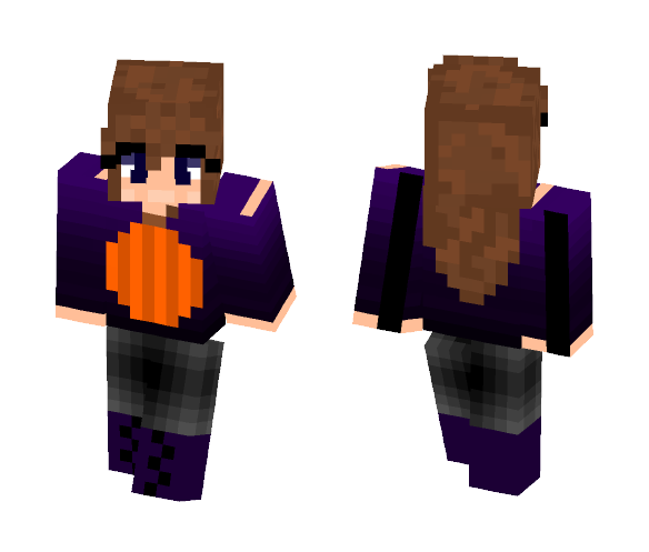 Pumpkin Skin - Female Minecraft Skins - image 1