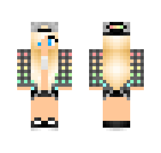 rainbow blonde GIRL
