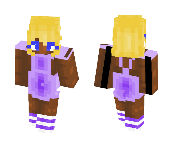 Cute Black Girl (1st skin on here) - Cute Girls Minecraft Skins - image 1