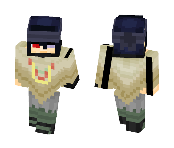 Sasuke with cloak Naruto the Last - Male Minecraft Skins - image 1