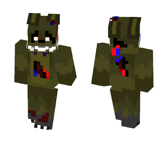Springtrap FNaF 3 - Male Minecraft Skins - image 1