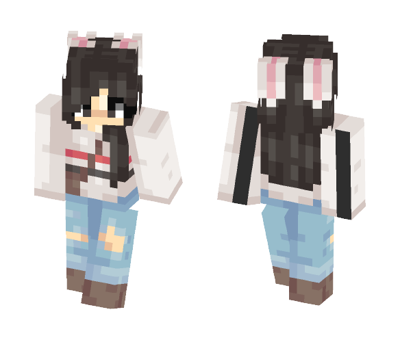 Download Free The Frozen Petals POPREEL Skin for Minecraft image 1 The Frozen Petals POPREEL - Female Minecraft Skins - image 1