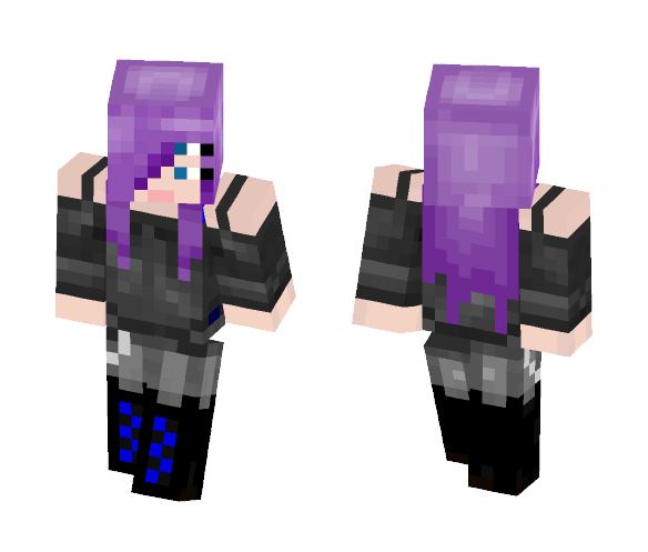 Hot Four Eyes - Female Minecraft Skins - image 1