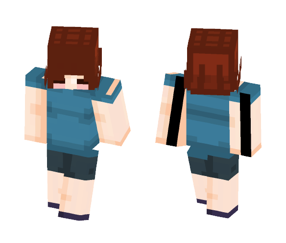 Download Free I tried to make a casual Frisk. Skin for Minecraft image 1 I tried to make a casual Frisk. - Interchangeable Minecraft Skins - image 1