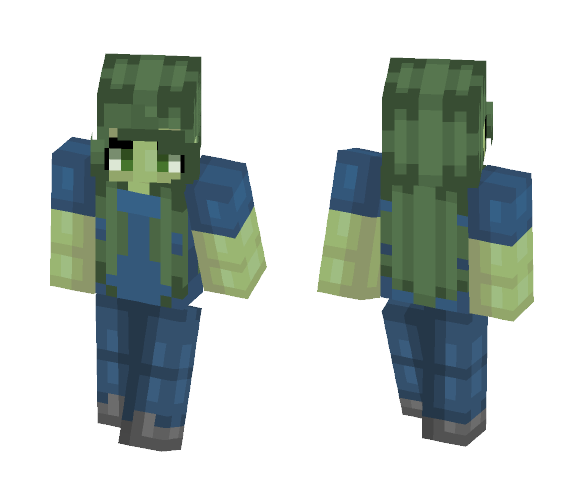 Female Zombie - Female Minecraft Skins - image 1