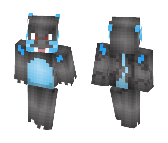 Minecraft - Mega Charizard X Skin - Interchangeable Minecraft Skins - image 1