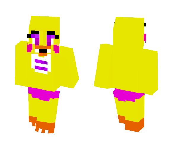 Download Free Toy Chica Skin for Minecraft image 1 Toy Chica - Female Minecraft Skins - image 1