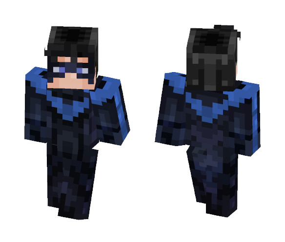 Nightwing - Male Minecraft Skins - image 1