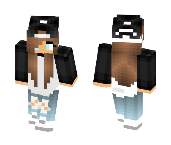@~Tomboy Teen~@ - Female Minecraft Skins - image 1