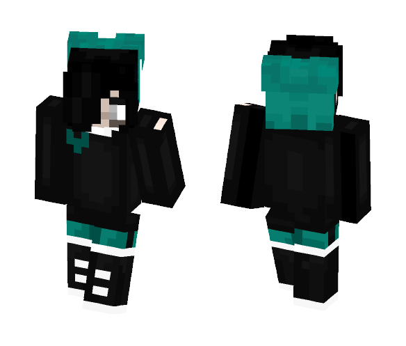 Skelly sweater minus the skeleton - Female Minecraft Skins - image 1