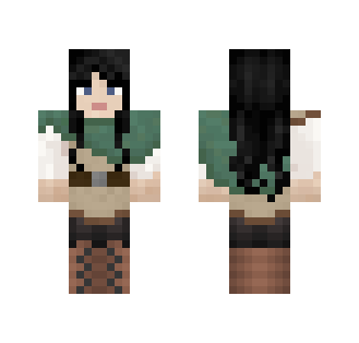 Elven Traveler [Removable Cloak] - Female Minecraft Skins - image 2