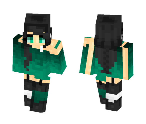 Cyan Waves4§4◊ - Female Minecraft Skins - image 1