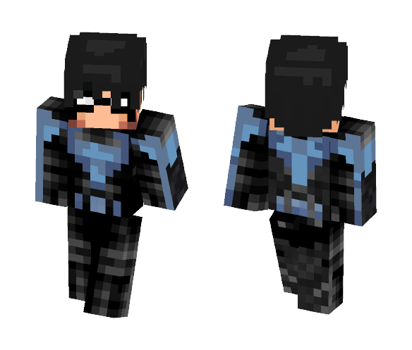 Nightwing (Dick Grayson) - Male Minecraft Skins - image 1