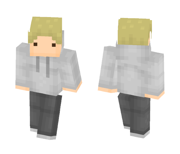Casual Hoodie - Male Minecraft Skins - image 1
