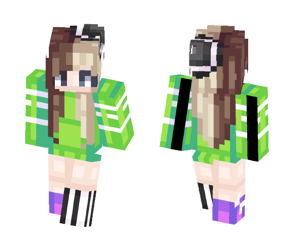 WOW BRIGHT COLORS - Female Minecraft Skins - image 1