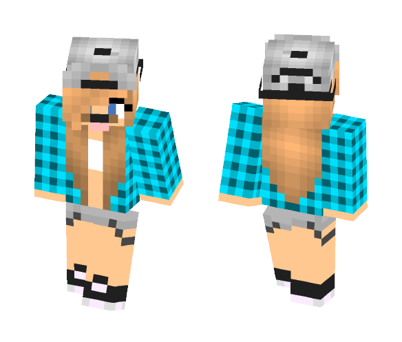 ♥Snapchat girl♥ - Female Minecraft Skins - image 1