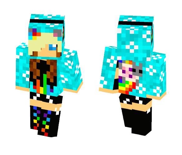 Nyan Cat Girl - Cat Minecraft Skins - image 1