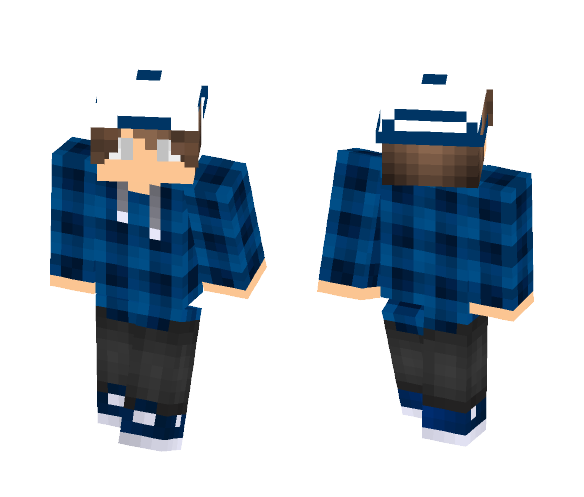 Blue Street Boy PvP Good... - Boy Minecraft Skins - image 1