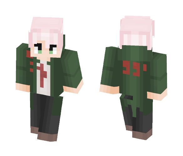 Nagito Komaeda / Danganronpa - Male Minecraft Skins - image 1