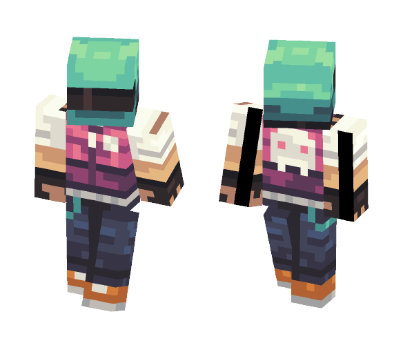 Download Free Hotline Miami - Biker (alt in desc) Skin for Minecraft image 1 Hotline Miami - Biker (alt in desc) - Male Minecraft Skins - image 1