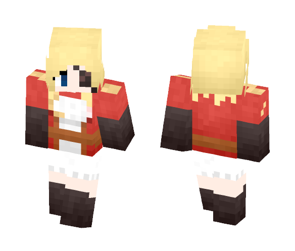 Download Free Warship Girls Prince of Wales Skin for Minecraft image 1 Warship Girls Prince of Wales - Female Minecraft Skins - image 1