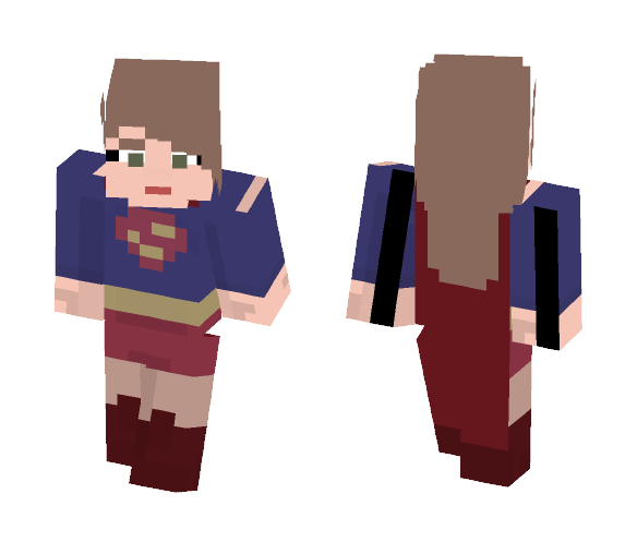 Download Free SuperGirl CW - Supergirl Skin for Minecraft image 1 SuperGirl CW - Supergirl - Female Minecraft Skins - image 1