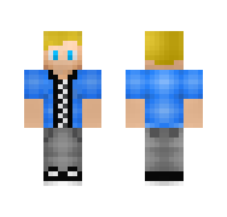 Blonde Hair Blue Eyes - Male Minecraft Skins - image 2
