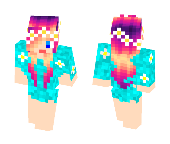 Flower Girl - Girl Minecraft Skins - image 1