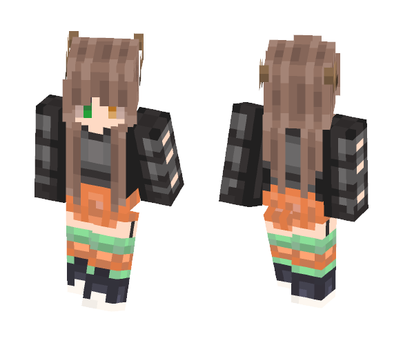 Halloween Girl, - Halloween Minecraft Skins - image 1