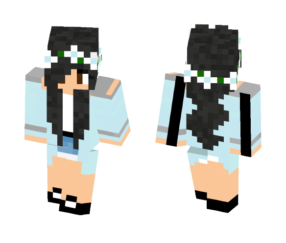 Download Free Tumblr Girl Skin for Minecraft image 1 Tumblr Girl - Girl Minecraft Skins - image 1