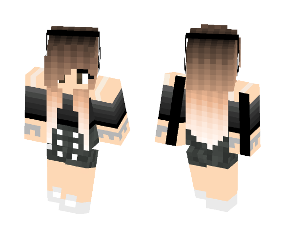 Girl in Headphones - Girl Minecraft Skins - image 1