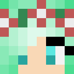 Download Free Green hair girl Skin for Minecraft image 3 Green hair girl - Color Haired Girls Minecraft Skins - image 3