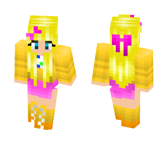 Download Free Chica Girl Skin for Minecraft image 1 Chica Girl - Girl Minecraft Skins - image 1