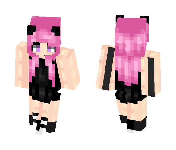 kitten girl ^w^ - Girl Minecraft Skins - image 1