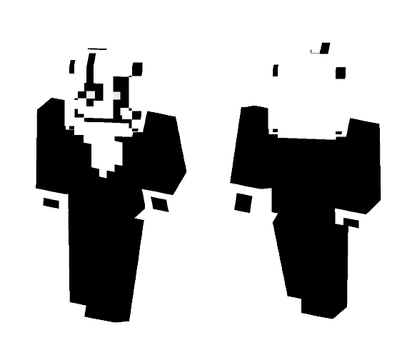 [] Gaster [] UNDERTALE SKIN #1 [] - Male Minecraft Skins - image 1