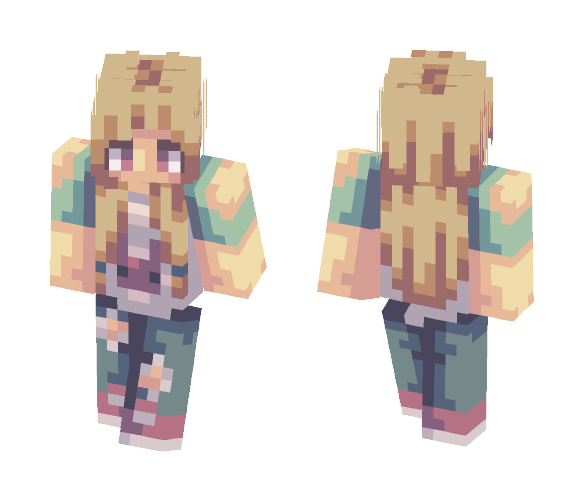 My shading is so inconsistent oml - Female Minecraft Skins - image 1