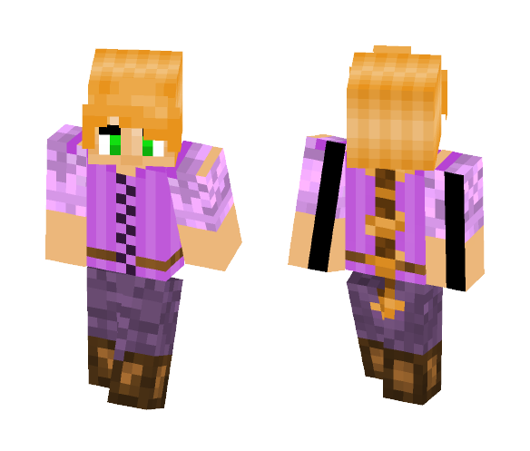 Rapunzle as a boy - Boy Minecraft Skins - image 1