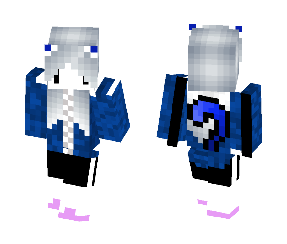 Sans Cat Girl - Cat Minecraft Skins - image 1