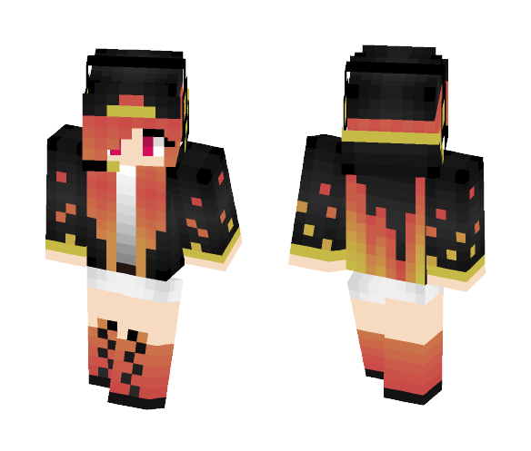 Download Free Music girl Skin for Minecraft image 1 Music girl - Girl Minecraft Skins - image 1