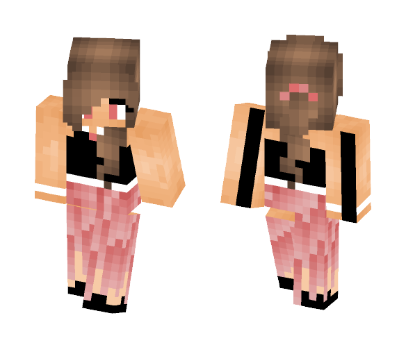 Download Free My Prom Dress - persona skin Skin for Minecraft image 1 My Prom Dress - persona skin - Female Minecraft Skins - image 1
