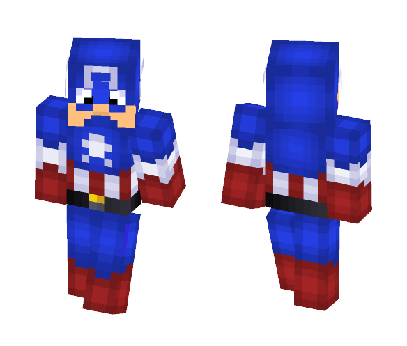 Captan amarica classic V2 - Male Minecraft Skins - image 1