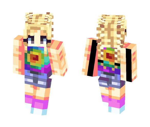 French Braids - Female Minecraft Skins - image 1