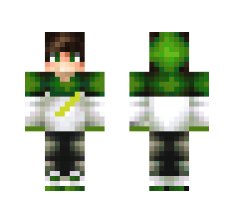 Green And White Jumper - Male Minecraft Skins - image 2