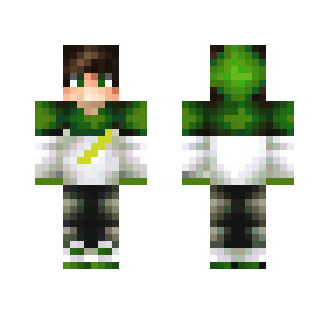 Green And White Jumper