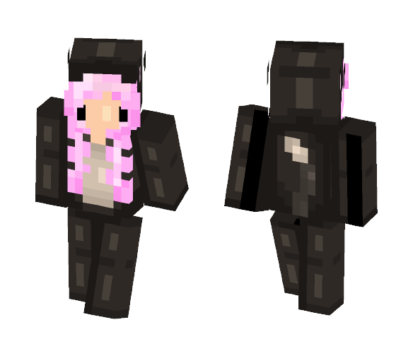 Pinky Peach Cat Skin (Edited) - Cat Minecraft Skins - image 1