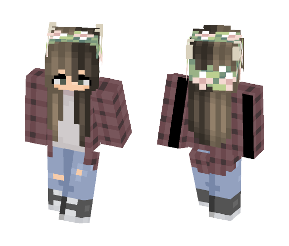 Pumpkin spice .｡.:*☆ - Female Minecraft Skins - image 1