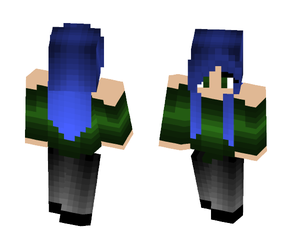 Green girl - Girl Minecraft Skins - image 1