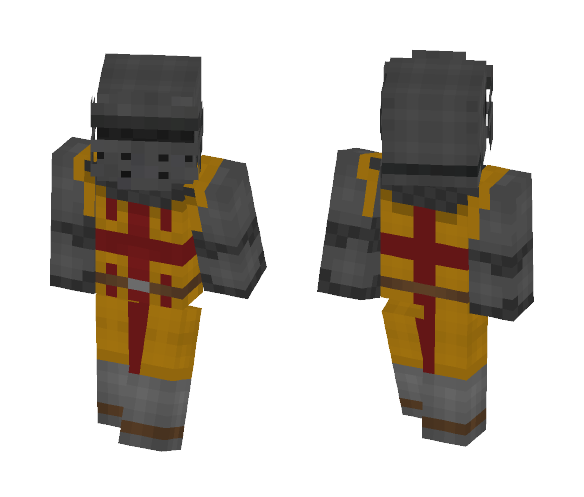 Download Free Retinue Knight (County of Beauvais) Skin for Minecraft image 1 Retinue Knight (County of Beauvais) - Male Minecraft Skins - image 1